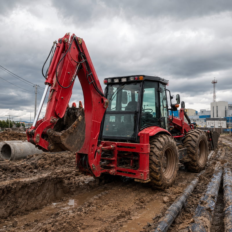 Professional Euro5 4x4 Backhoe - Urban Farming Usa recension och pris