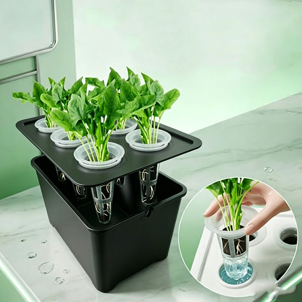 White black Plant Growth Bucke - Urban Farming Usa recension och pris
