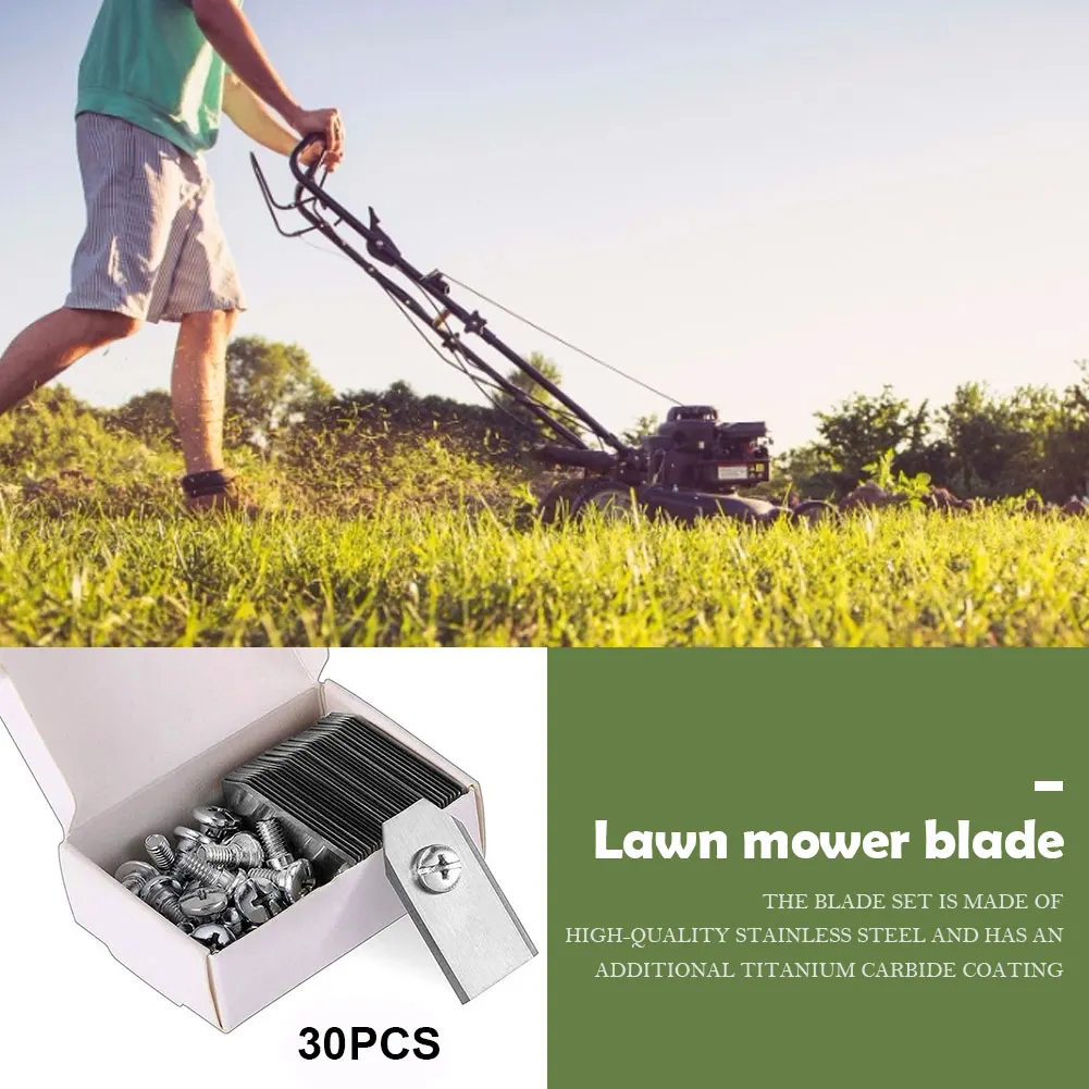 30PCS Lawn Mower Cutting Blade - Urban Farming Kit recension och pris